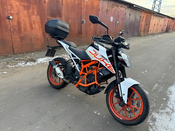 2018 KTM 390 Duke, белый, 500000 рублей