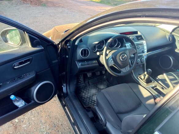 2008 Mazda 6 II (GH), чёрный, 980000 рублей - вид 4
