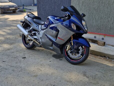 2007 Suzuki GSX 1300 R Hayabusa, синий, 600000 рублей, вид 1