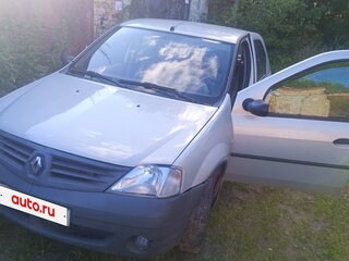 2008 Renault Logan I, серебристый, 160000 рублей, вид 1
