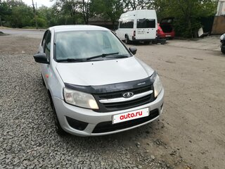 2017 Lada (ВАЗ) Granta I, серебристый, 360000 рублей, вид 1