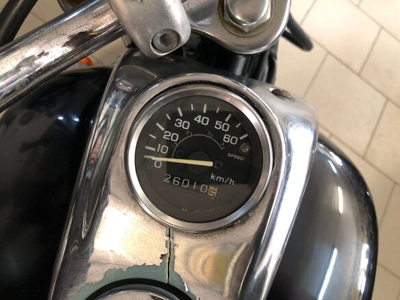 2003 Honda Magna, чёрный - вид 3