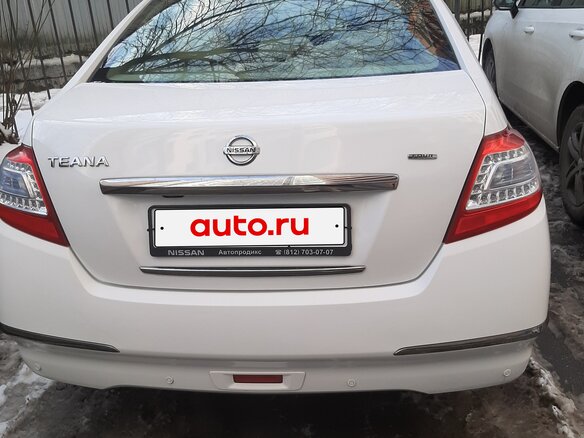 2012 Nissan Teana II (J32) Рестайлинг, белый, 1650000 рублей - вид 7