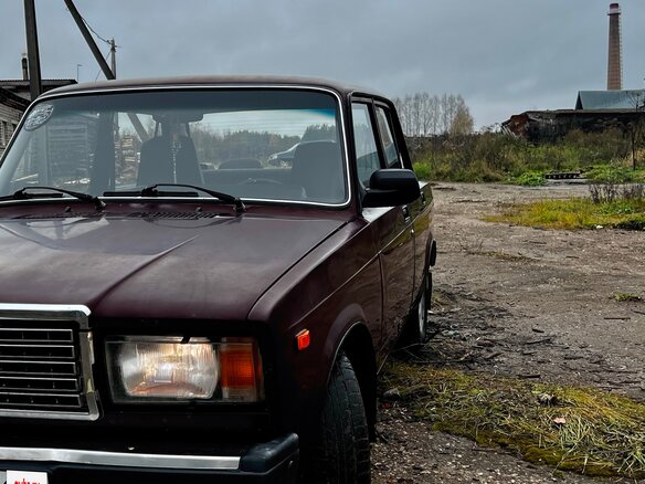 2005 Lada (ВАЗ) 2107, красный, 110000 рублей