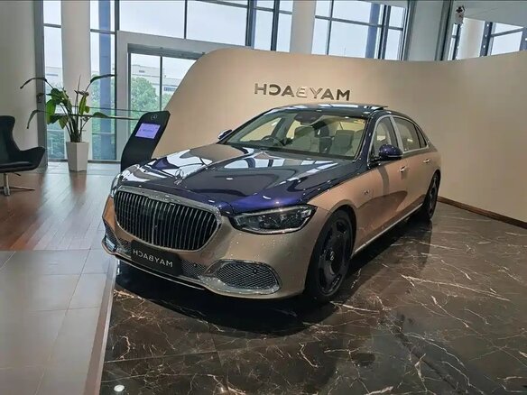 2024 Mercedes-Benz S-Класс 680 4MATIC Guard VII (W223), бежевый - вид 2