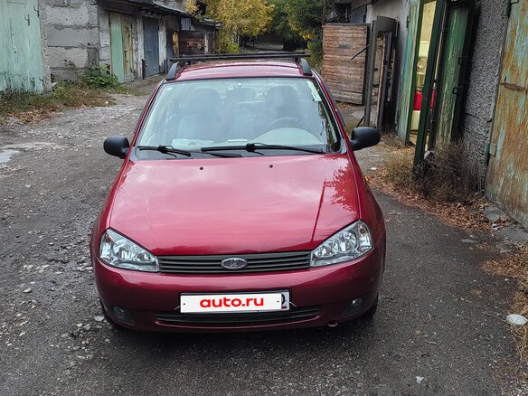 2007 Lada (ВАЗ) Kalina I, красный, 300000 рублей - вид 1