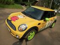 2009 Mini Hatch One II (R56), жёлтый - вид 6