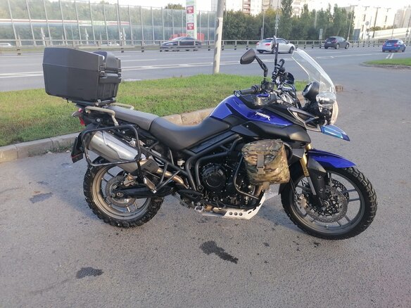 2014 Triumph Tiger 800, синий, 610000 рублей - вид 5