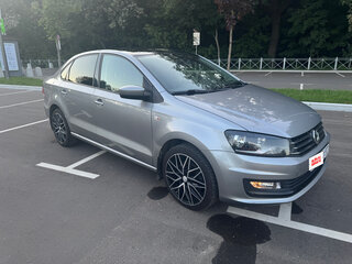 2017 Volkswagen Polo V Рестайлинг, серебристый, 1350000 рублей, вид 5