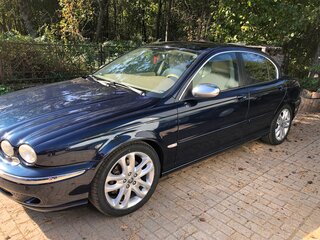 2006 Jaguar X-Type I, синий, 800000 рублей, вид 1