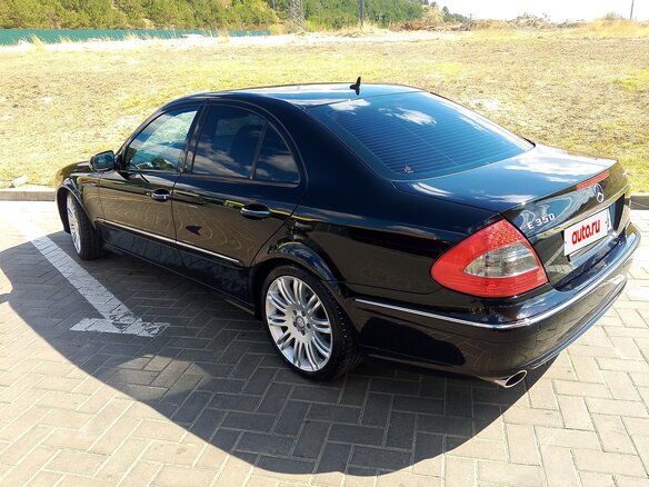 2008 Mercedes-Benz E-Класс 350 III (W211, S211) Рестайлинг, чёрный, 1190000 рублей - вид 1