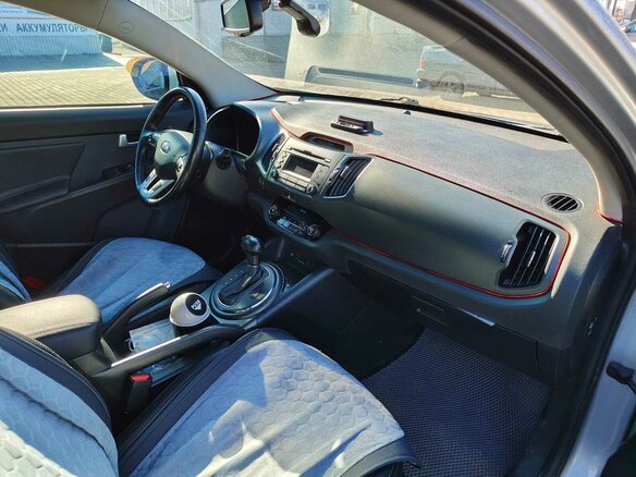 2013 Kia Sportage III, серебристый, 1500000 рублей - вид 16