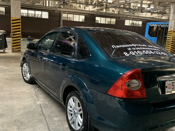 2008 Ford Focus II Рестайлинг, зелёный, 500000 рублей - вид 5