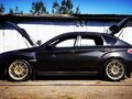 2008 Subaru Impreza WRX STi III, чёрный - вид 4