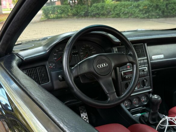 1992 Audi Cabriolet, чёрный - вид 5