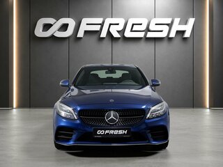 2020 Mercedes-Benz C-Класс 200 IV (W205) Рестайлинг, синий, 2847000 рублей, вид 3