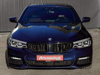 2017 BMW 5 серии Long 530Li xDrive VII (G30/G31/G38), синий, 3480000 рублей, вид 2