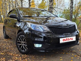 2015 Kia Rio III Рестайлинг, чёрный, 1000000 рублей, вид 1