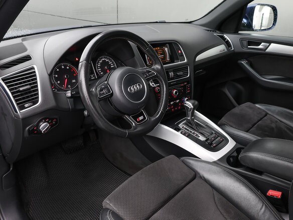 2015 Audi Q5 I (8R) Рестайлинг, синий, 1898000 рублей - вид 15