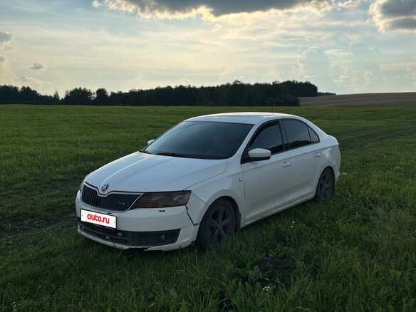 2014 Skoda Rapid I, белый, 480000 рублей - вид 1