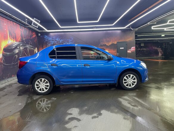 2018 Renault Logan II Рестайлинг, синий, 580000 рублей - вид 5