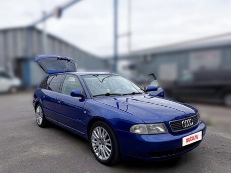 1997 Audi A4 I (B5), синий, 370000 рублей, вид 1
