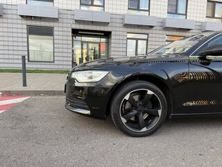 2014 Audi A6 IV (C7), чёрный, 1350000 рублей, вид 4