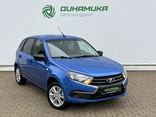 2019 Lada (ВАЗ) Granta I Рестайлинг, синий, 680000 рублей, вид 3