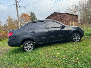 2012 Lada (ВАЗ) Granta I, чёрный, 190000 рублей, вид 4