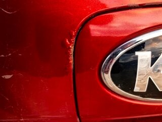 2014 Kia Rio 6-speed III, пурпурный, 1200000 рублей, вид 4