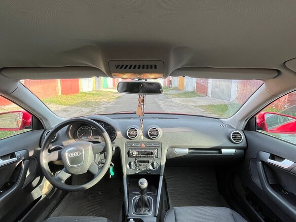 2005 Audi A3 II (8P) Рестайлинг 1, красный, 450000 рублей - вид 5