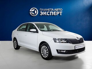 2019 Skoda Rapid I Рестайлинг, белый, 1294000 рублей, вид 3