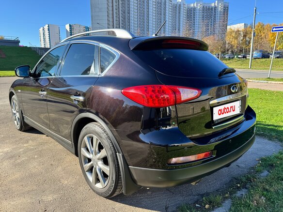 2012 Infiniti EX EX25 I (J50), чёрный - вид 3
