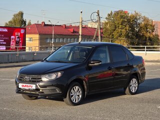 2019 Lada (ВАЗ) Granta I Рестайлинг, чёрный, 450000 рублей, вид 2