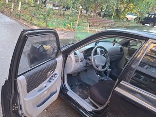 2008 Hyundai Accent ТагАЗ II, чёрный, 350000 рублей, вид 4
