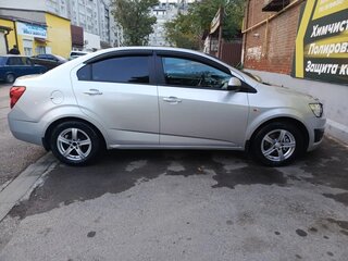 2012 Chevrolet Aveo II, серебристый, 535000 рублей, вид 3