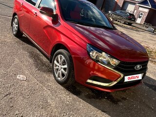 2016 Lada (ВАЗ) Vesta I, красный, 680000 рублей, вид 1