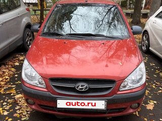 2008 Hyundai Getz I Рестайлинг, красный, 600000 рублей, вид 2