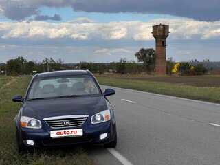 2007 Kia Cerato I Рестайлинг, синий, 750000 рублей, вид 2