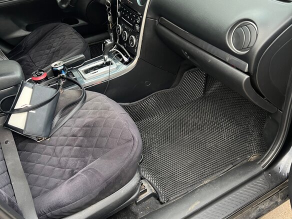 2005 Mazda 6 I (GG) Рестайлинг, чёрный, 290000 рублей - вид 6