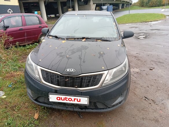 2014 Kia Rio III, чёрный, 720000 рублей