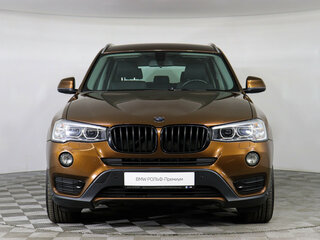 2016 BMW X3 20i xDrive II (F25) Рестайлинг, коричневый, 1859000 рублей, вид 3