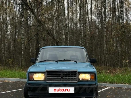 2003 Lada (ВАЗ) 2107, синий, 100000 рублей, вид 4