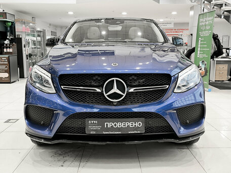 2017 Mercedes-Benz GLE Coupe 350 d I (C292), синий, 4480000 рублей, вид 2