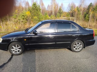 2006 Hyundai Accent ТагАЗ II, чёрный, 295000 рублей, вид 5