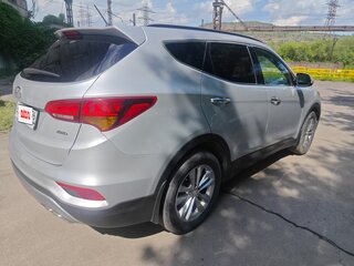 2016 Hyundai Santa Fe III Рестайлинг, серебристый, 2050000 рублей, вид 5