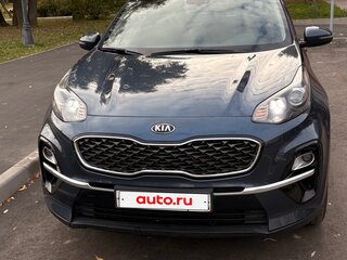 2019 Kia Sportage IV Рестайлинг, синий, 2300000 рублей, вид 1