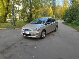 2011 Hyundai Solaris I, бежевый, 490000 рублей, вид 2