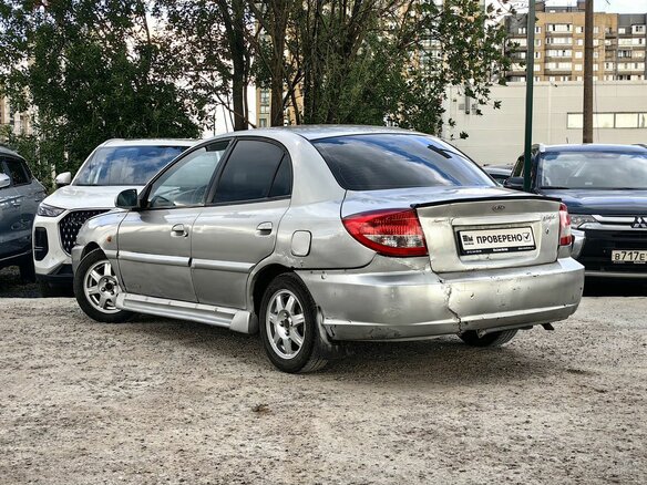 2003 Kia Rio I Рестайлинг, серебристый - вид 7