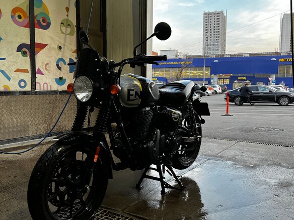 2024 Royal Enfield Hunter, чёрный, 365000 рублей - вид 5